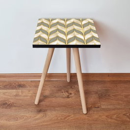 Hanah Home Mesa Auxiliar Shp137 Beige